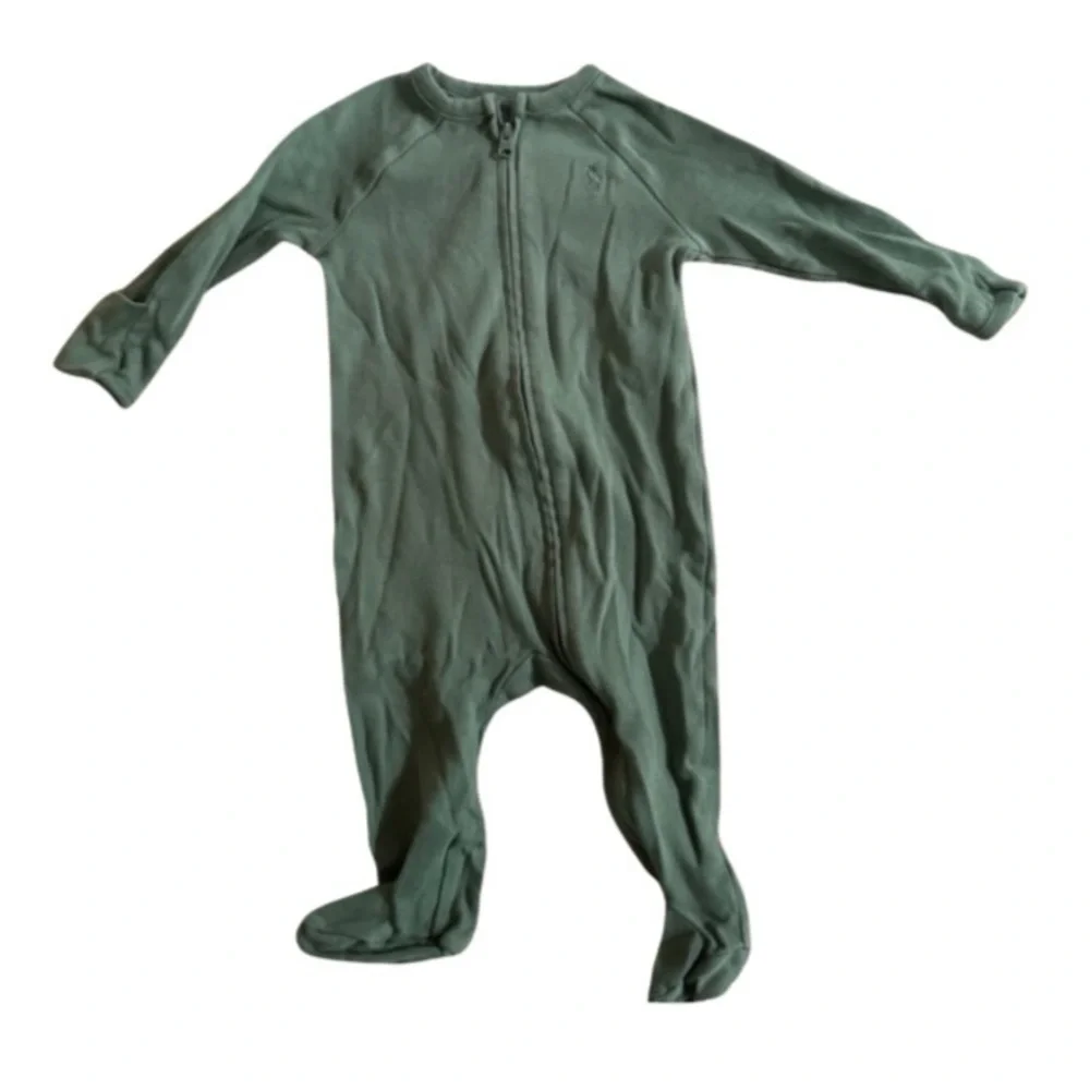 Ralph Lauren Green Kids One Piece Footie